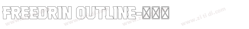 Freedrin Outline字体转换